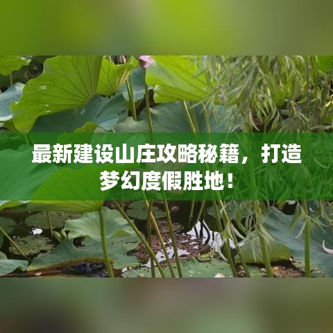 最新建设山庄攻略秘籍，打造梦幻度假胜地！