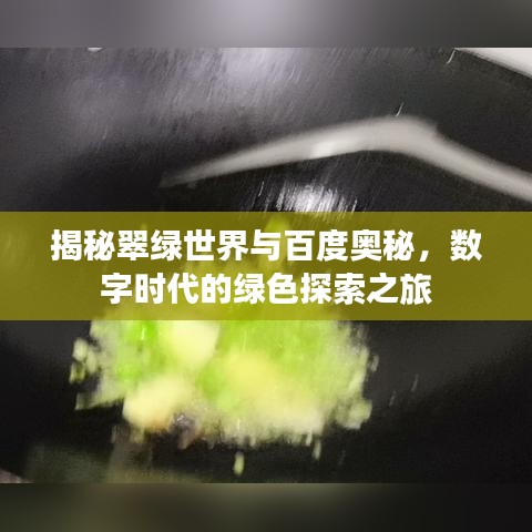 揭秘翠绿世界与百度奥秘，数字时代的绿色探索之旅