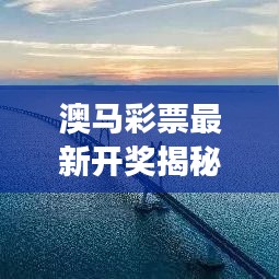 澳马彩票最新开奖揭秘，探索彩票背后的秘密与故事