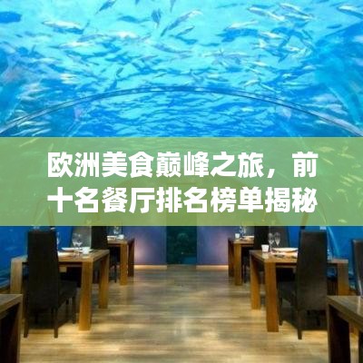 欧洲美食巅峰之旅，前十名餐厅排名榜单揭秘