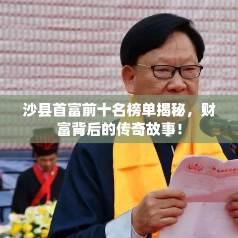 沙县首富前十名榜单揭秘，财富背后的传奇故事！