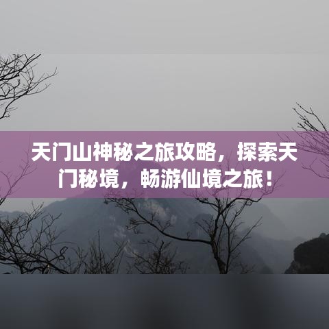 天门山神秘之旅攻略，探索天门秘境，畅游仙境之旅！