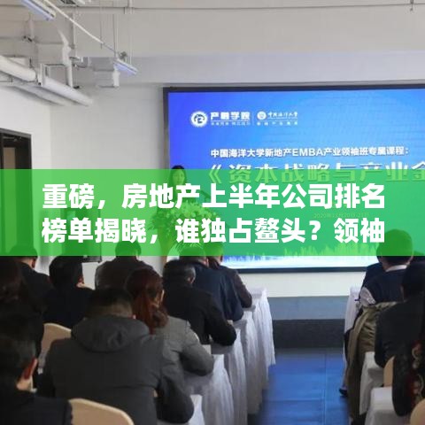 重磅，房地产上半年公司排名榜单揭晓，谁独占鳌头？领袖风云揭秘！
