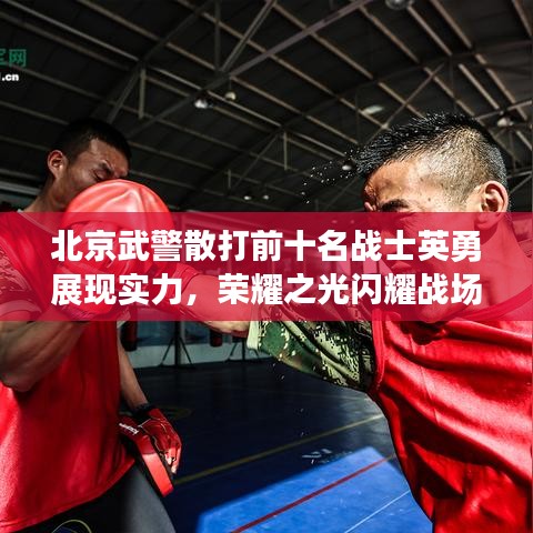 北京武警散打前十名战士英勇展现实力，荣耀之光闪耀战场