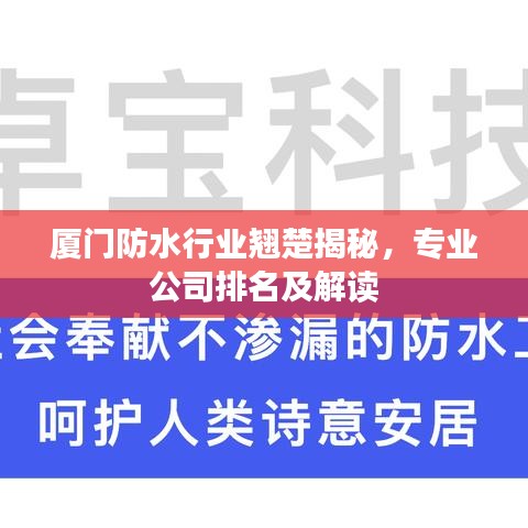 厦门防水行业翘楚揭秘，专业公司排名及解读
