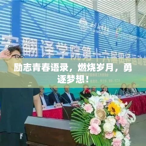 励志青春语录，燃烧岁月，勇逐梦想！