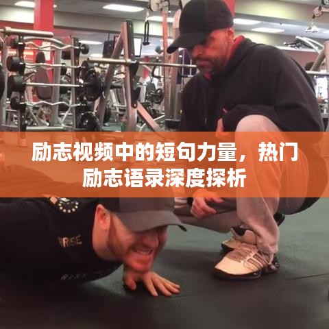 励志视频中的短句力量，热门励志语录深度探析
