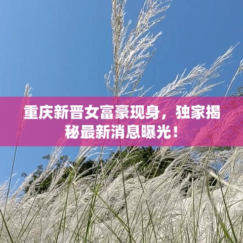 重庆新晋女富豪现身，独家揭秘最新消息曝光！