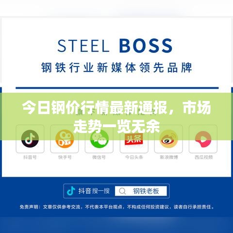 今日钢价行情最新通报，市场走势一览无余
