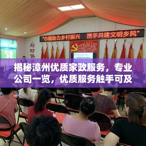 揭秘漳州优质家政服务，专业公司一览，优质服务触手可及