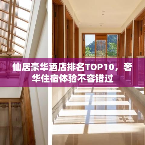 仙居豪华酒店排名TOP10，奢华住宿体验不容错过