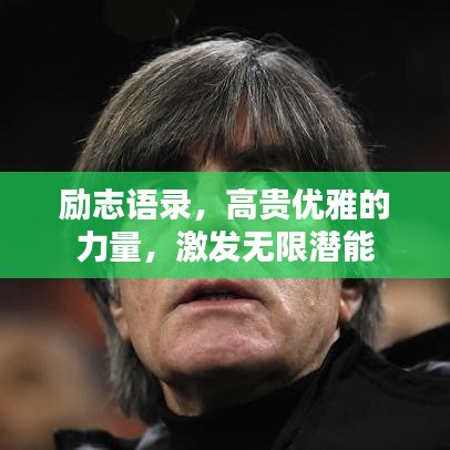 励志语录，高贵优雅的力量，激发无限潜能