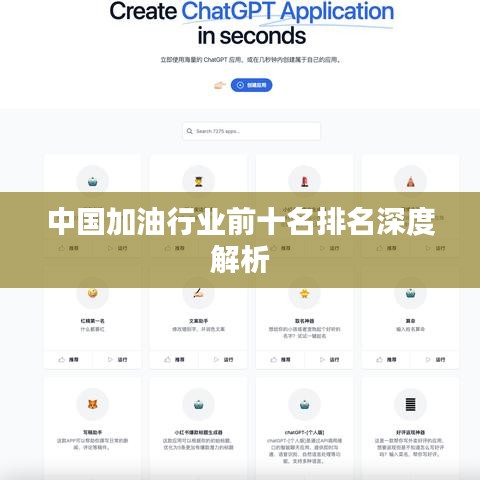 中国加油行业前十名排名深度解析