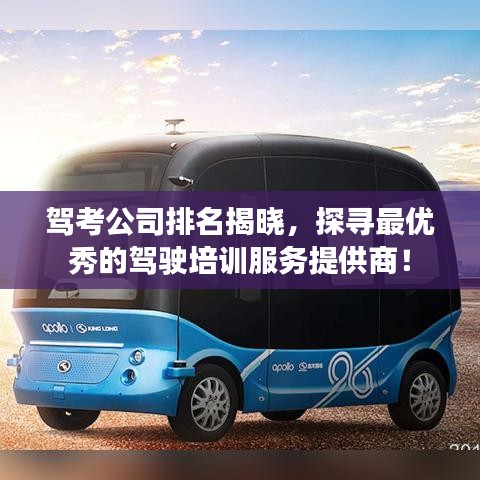 驾考公司排名揭晓，探寻最优秀的驾驶培训服务提供商！