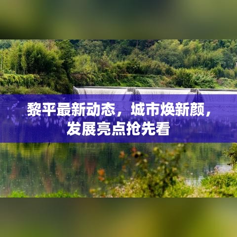 黎平最新动态，城市焕新颜，发展亮点抢先看