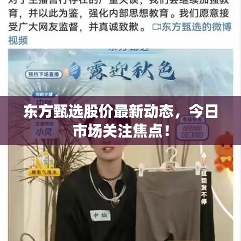 东方甄选股价最新动态，今日市场关注焦点！