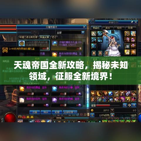 天魂帝国全新攻略，揭秘未知领域，征服全新境界！