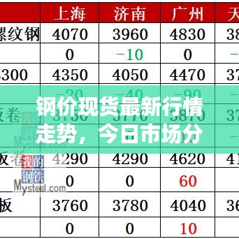 钢价现货最新行情走势，今日市场分析，未来展望揭秘