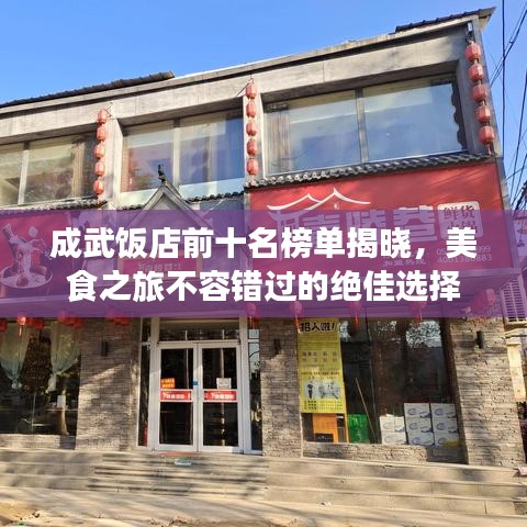 成武饭店前十名榜单揭晓，美食之旅不容错过的绝佳选择