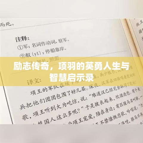 励志传奇，项羽的英勇人生与智慧启示录