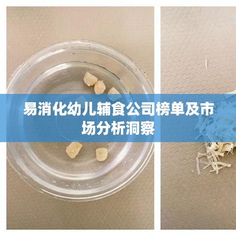 易消化幼儿辅食公司榜单及市场分析洞察
