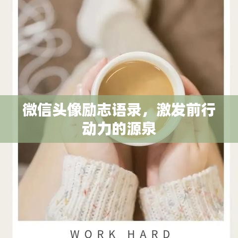 微信头像励志语录，激发前行动力的源泉