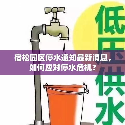 宿松园区停水通知最新消息，如何应对停水危机？