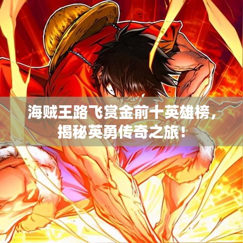 海贼王路飞赏金前十英雄榜，揭秘英勇传奇之旅！