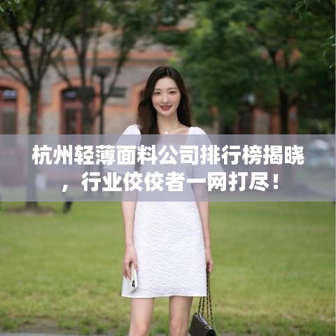 杭州轻薄面料公司排行榜揭晓，行业佼佼者一网打尽！