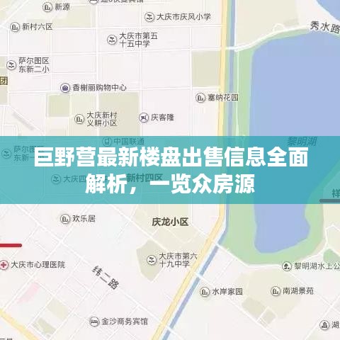 巨野营最新楼盘出售信息全面解析，一览众房源