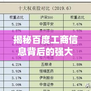 揭秘百度工商信息背后的强大力量，全国数据一网打尽！