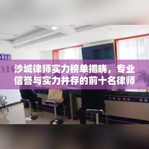 沙城律师实力榜单揭晓，专业信誉与实力并存的前十名律师