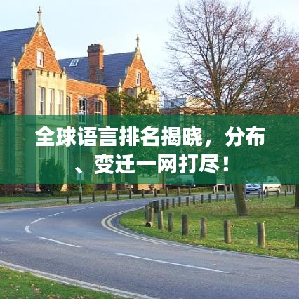 全球语言排名揭晓，分布、变迁一网打尽！