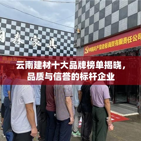 云南建材十大品牌榜单揭晓，品质与信誉的标杆企业