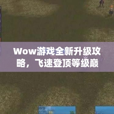 Wow游戏全新升级攻略，飞速登顶等级巅峰！