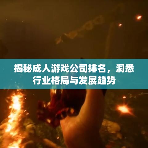 揭秘成人游戏公司排名，洞悉行业格局与发展趋势