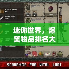 迷你世界，爆笑物品排名大揭秘！