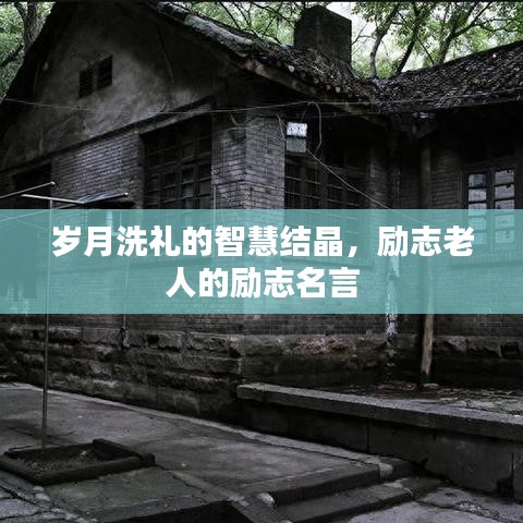 岁月洗礼的智慧结晶，励志老人的励志名言