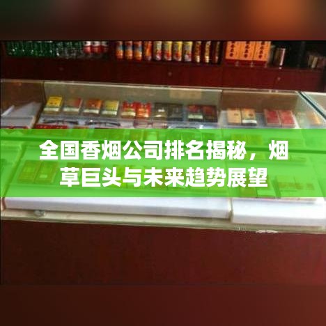 全国香烟公司排名揭秘，烟草巨头与未来趋势展望