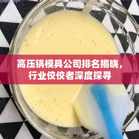 高压锅模具公司排名揭晓，行业佼佼者深度探寻