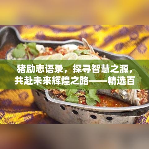 猪励志语录，探寻智慧之源，共赴未来辉煌之路——精选百条励志语录