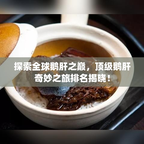 探索全球鹅肝之巅，顶级鹅肝奇妙之旅排名揭晓！