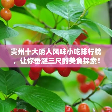 贵州十大诱人风味小吃排行榜，让你垂涎三尺的美食探索！
