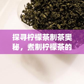 探寻柠檬茶制茶奥秘，煮制柠檬茶的正确方法与技巧