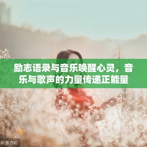 励志语录与音乐唤醒心灵，音乐与歌声的力量传递正能量