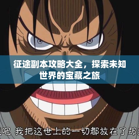 征途副本攻略大全，探索未知世界的宝藏之旅